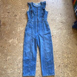 Madewell denim jumpsuit